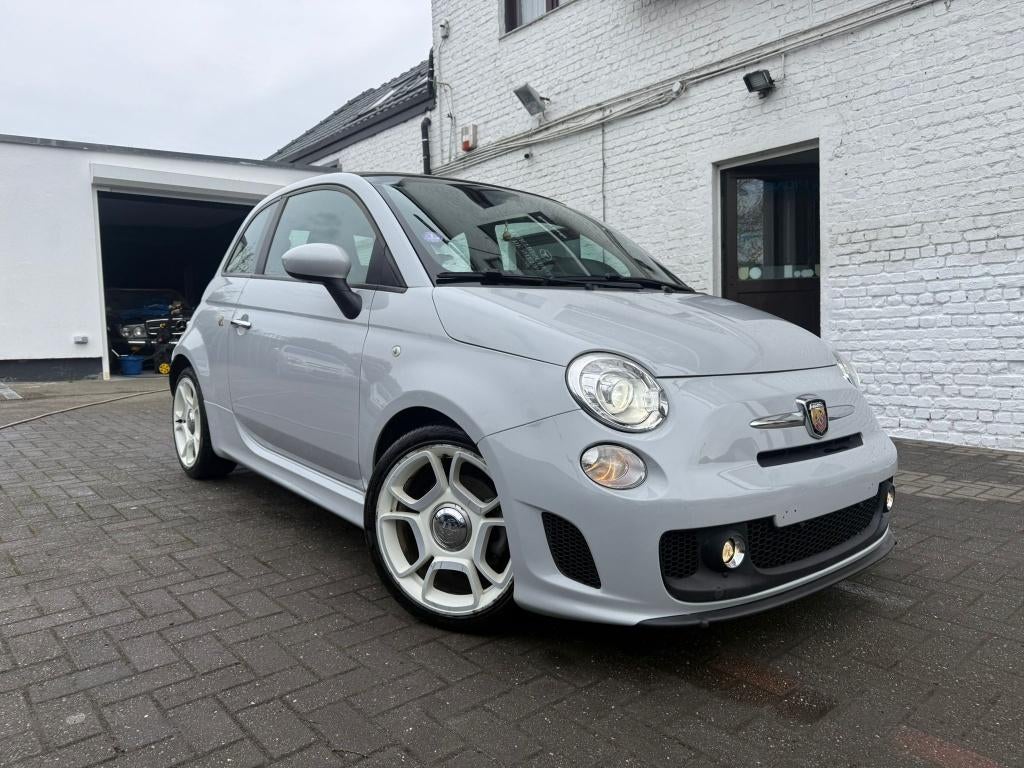 Abarth 500C 1.4 T-Jet — Cabrio — 100.000km — GARANTIE, Auto's, Abarth, Bedrijf, Te koop, 500C, ABS, Achteruitrijcamera, Adaptive Cruise Control
