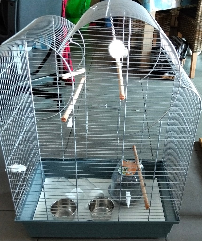Vogelkooi, Ophalen, Gebruikt, Metaal, Vogelkooi