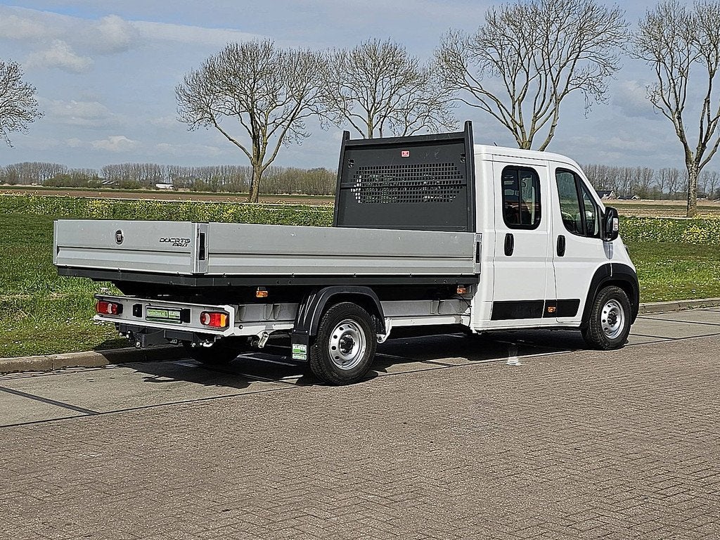 Fiat Ducato 35H 2.3 MultiJet L3H1 DC Open Laadbak MAXI XXL, Auto's, Bestelwagens en Lichte vracht, Voorwielaandrijving, 4 deurs
