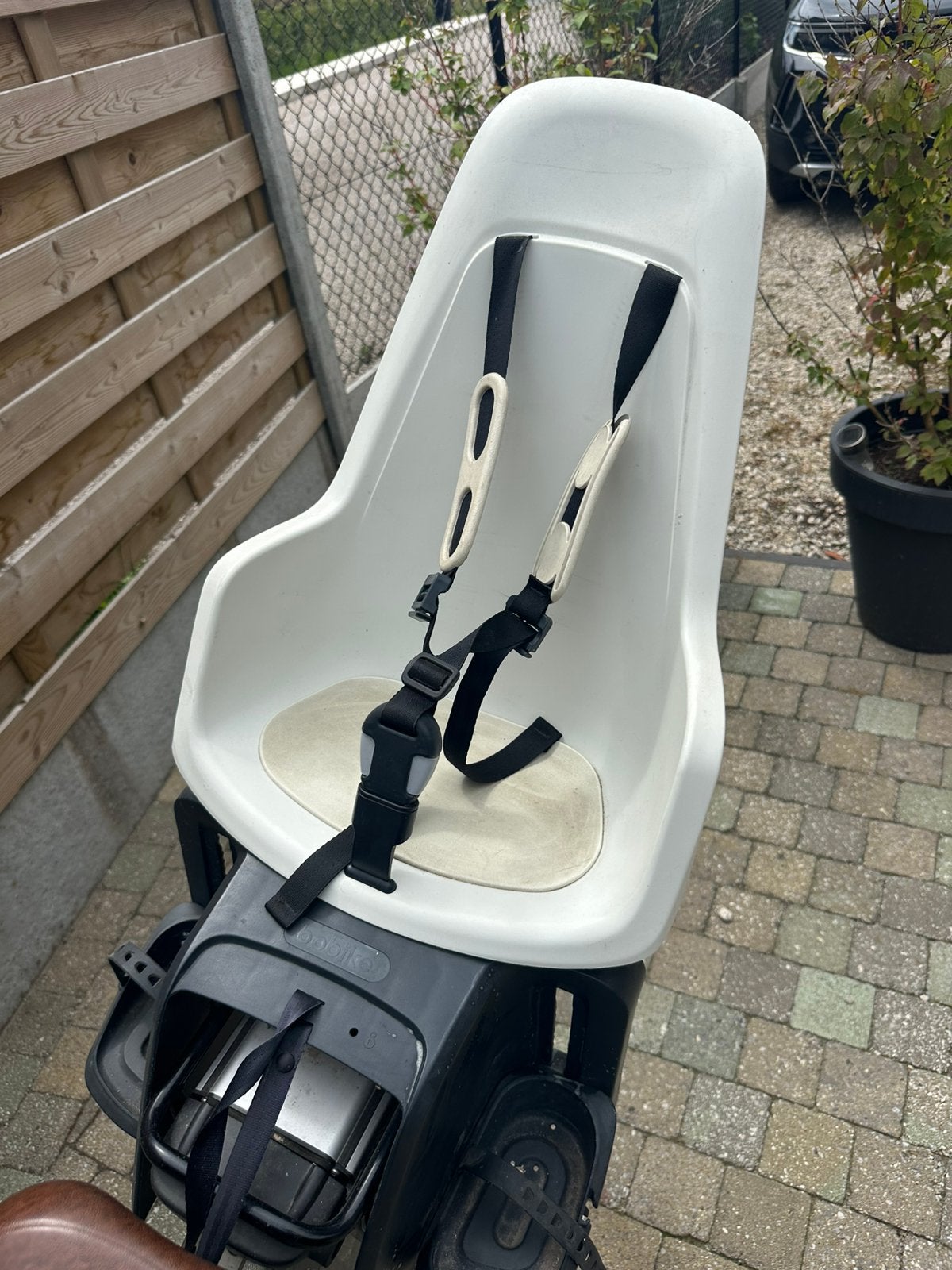 Bobike kinderzitje, Fietsen en Brommers, Fietsaccessoires | Fietsstoeltjes, Ophalen, Achterzitje, 9 t/m 18 kg, Gebruikt