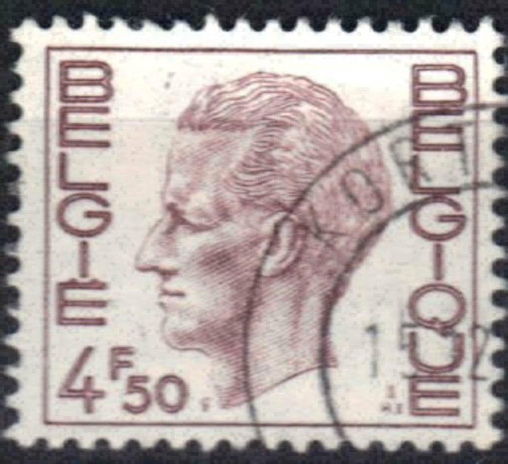Belgie 1971-1972 - Yvert 1581C/OBP 1644 - Boudewijn (ST), Verzenden, Gestempeld, Gestempeld, Koninklijk huis