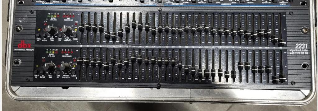 DBX2231 Equalizer/Limiter, Enlèvement