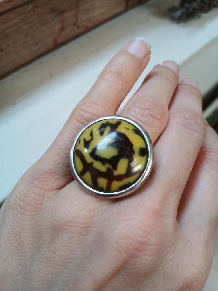 Bague marque Nature ajustable, Bijoux, Sacs & Beauté, Bagues, Enlèvement ou Envoi, Femme ou Homme, Utilisé, Autres matériaux