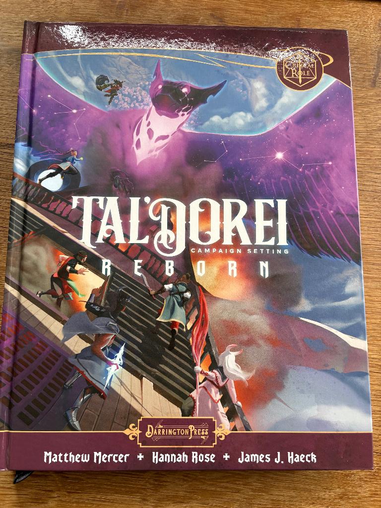 Dungeons & Dragons - Tal'Dorei Reborn campaign setting, Hobby & Loisirs créatifs, Enlèvement ou Envoi, Neuf, Autres types, Livre ou Catalogue
