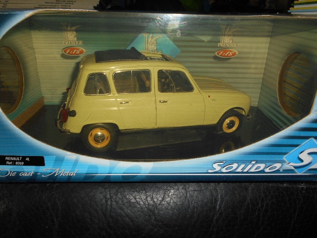 Solido 1/18 Renault 4L réf 8069, Enlèvement ou Envoi, Solido
