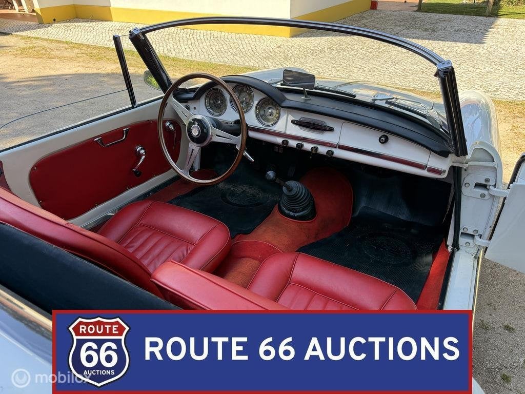 Alfa Romeo Giulietta Spider Series II | 1960 | Route 66 Auct, Auto's, Zwart, Bedrijf, Handgeschakeld, Overige carrosserie