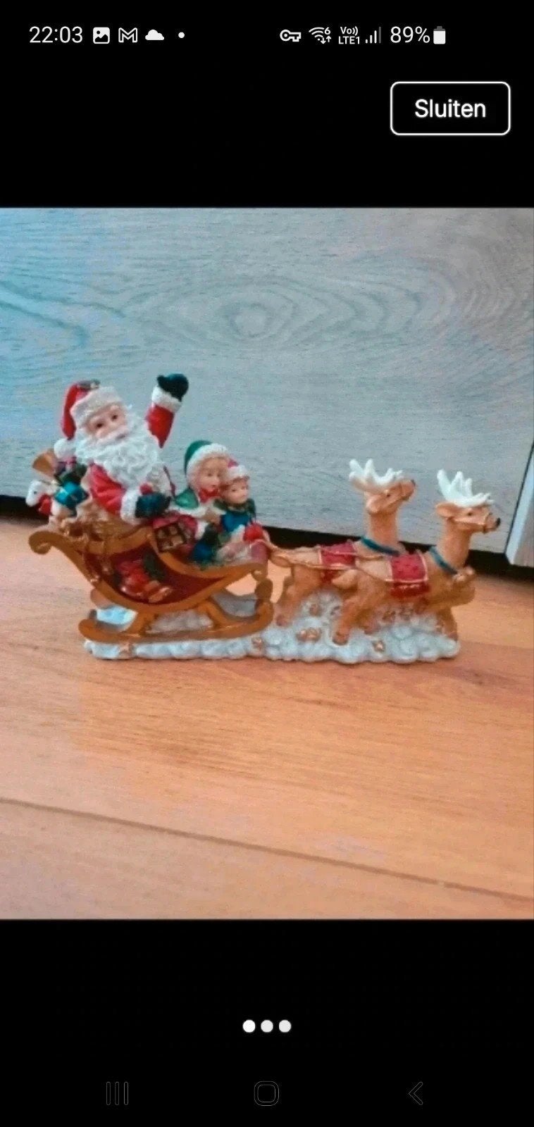 nieuw mooi kerstman in de koets met rendieren en kinderen, Diversen, Ophalen of Verzenden