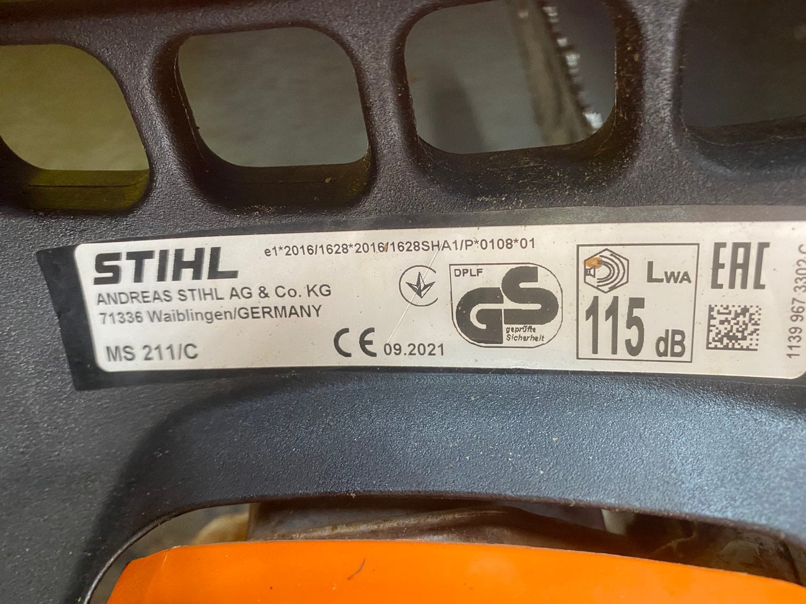 Stihl ms 211c en bon état complet, Enlèvement, Comme neuf