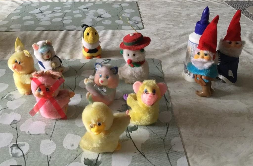 Figurines à clips rétro, David de Boskauter, Garfield, etc., Enlèvement ou Envoi