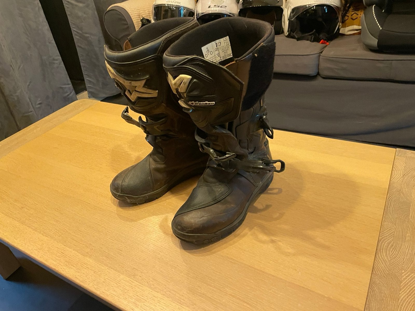 Bottes moto Alpinestars 44,5, Sport en Fitness, Ophalen, Zo goed als nieuw