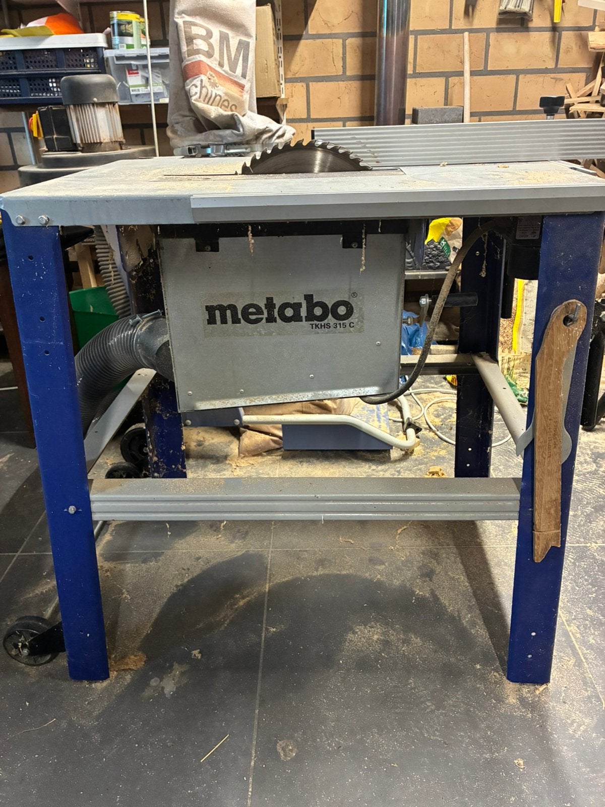 Tafelzaag Metabo, Doe-het-zelf en Bouw, Ophalen, Gebruikt, Overige typen, 30 tot 70 mm