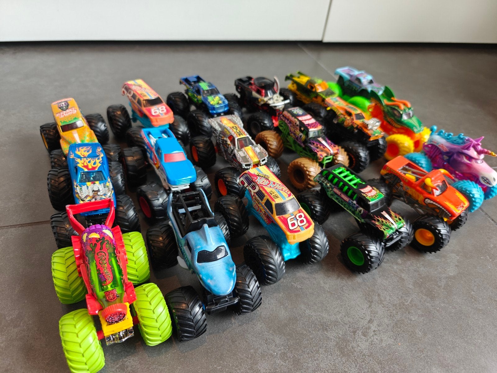 collectie monster trucks, Ophalen, Gebruikt