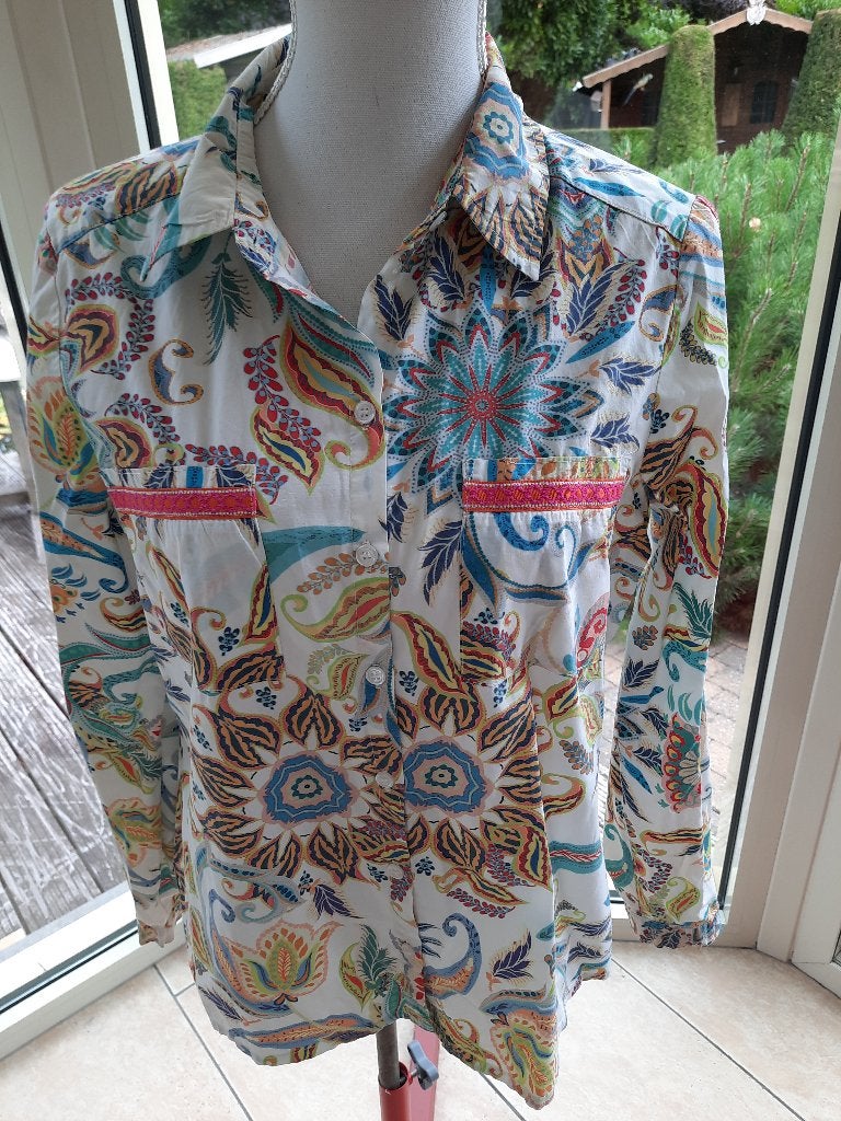 Mooie blouse PUNTO - 36, Vêtements | Femmes, Blouses & Tuniques, Taille 36 (S), Comme neuf, Punto, Multicolore