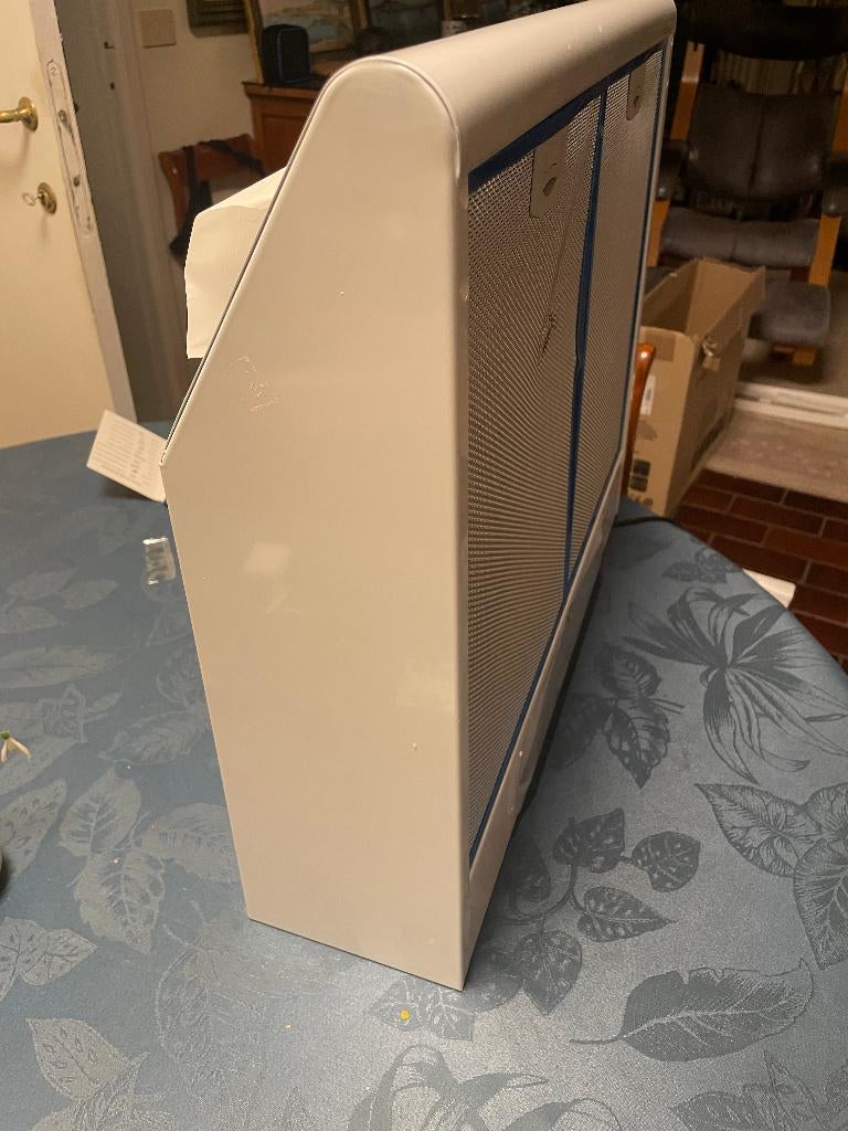 Hotte casquette Electrum UH 6101 WH blanc 60cm, Enlèvement, Neuf, Autoportant, Hotte sous-encastrable