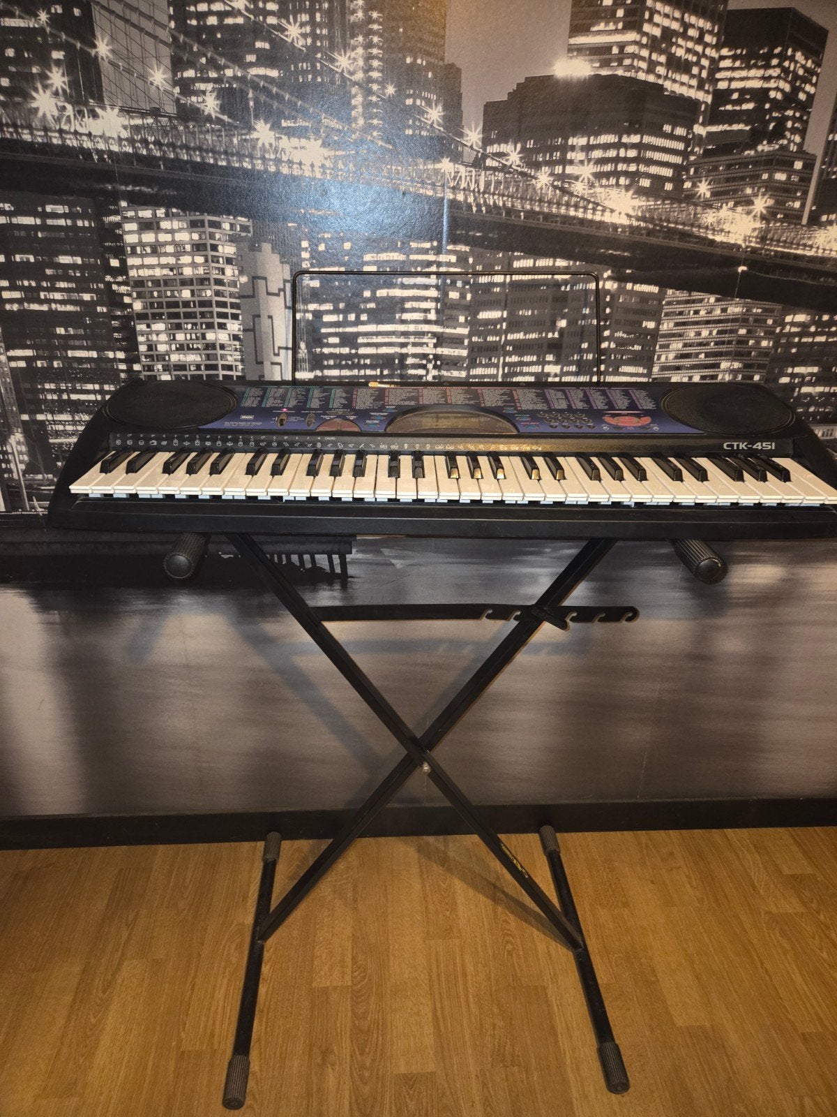 Casio CTK-451 keyboard met standaard en accessoires, Muziek en Instrumenten, Ophalen, Casio, Met standaard