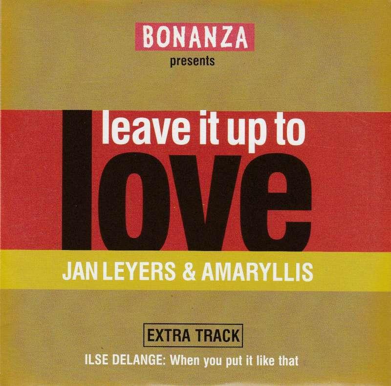 CD single - Bonanza - Leave It Up To Love, 1 single, Ophalen of Verzenden, Zo goed als nieuw, Pop