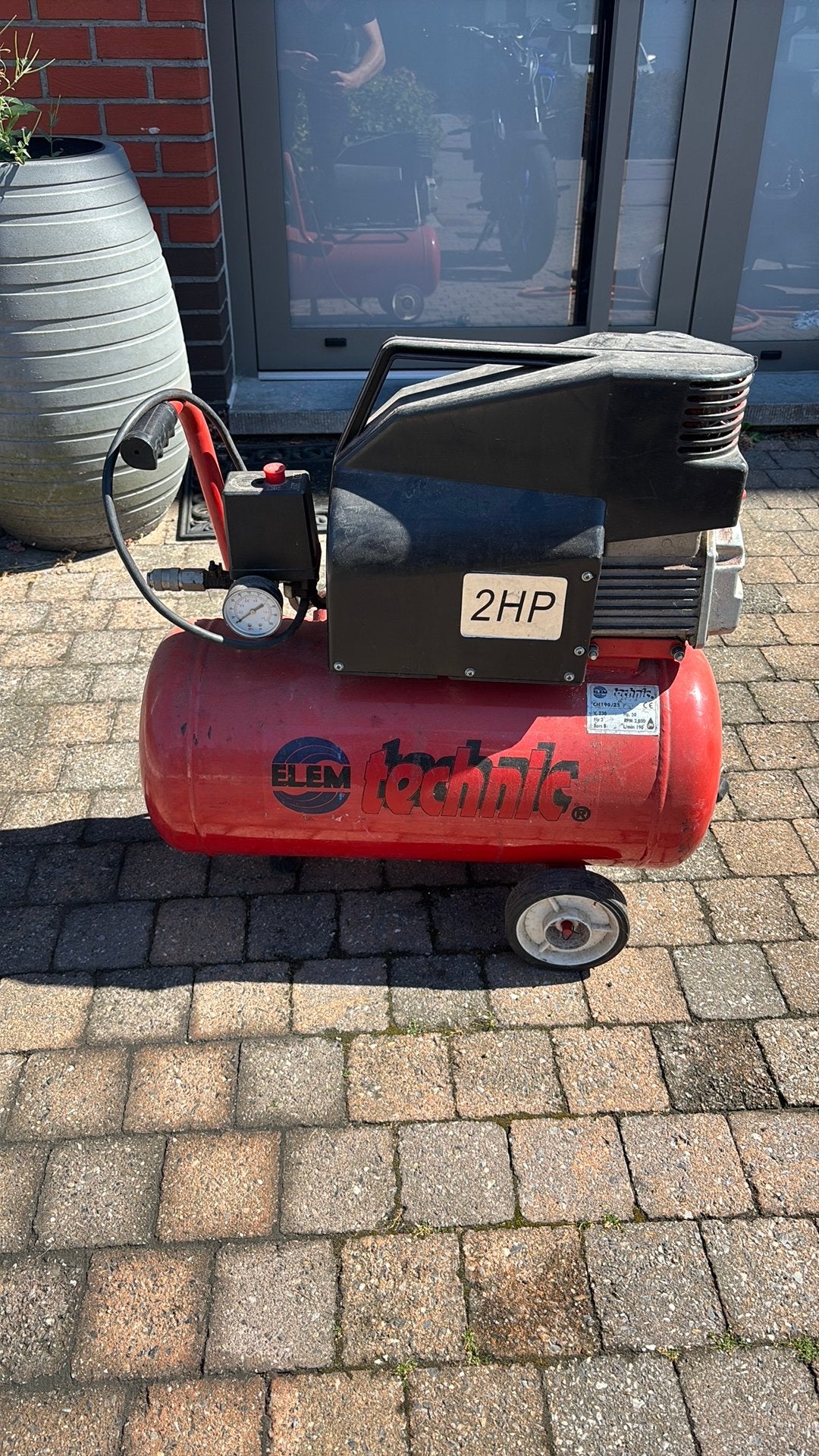 compressors, Doe-het-zelf en Bouw, Compressors, Ophalen, Gebruikt