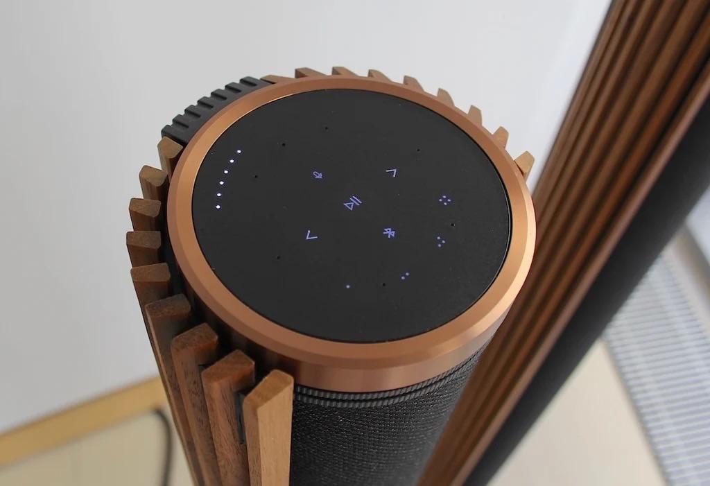Bang & Olufsen Beolab 28 Bronze Tone Walnoot lamellen - B&O, Autres marques, Info@bang-olufsen.dk, Comme neuf, Enlèvement