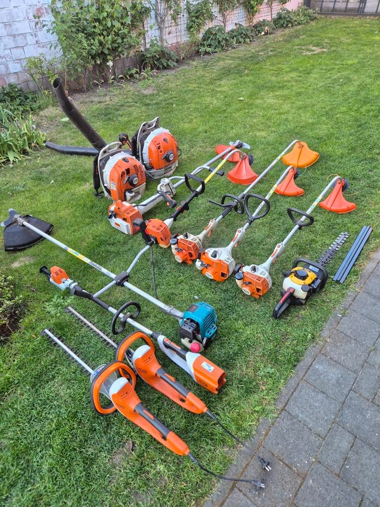 Lot partij stihl tuinmachines gereedschap, Ophalen