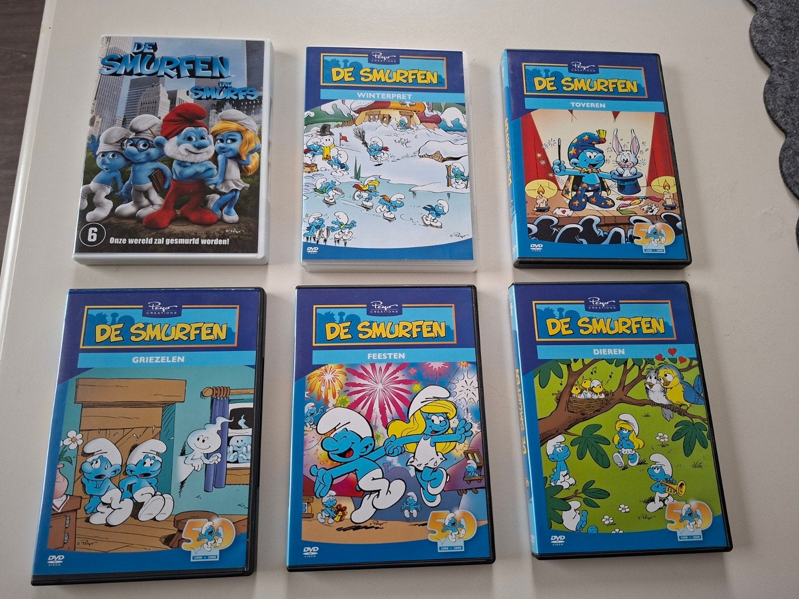 Dvd's kinderen : de smurfen, Cd's en Dvd's, Ophalen of Verzenden