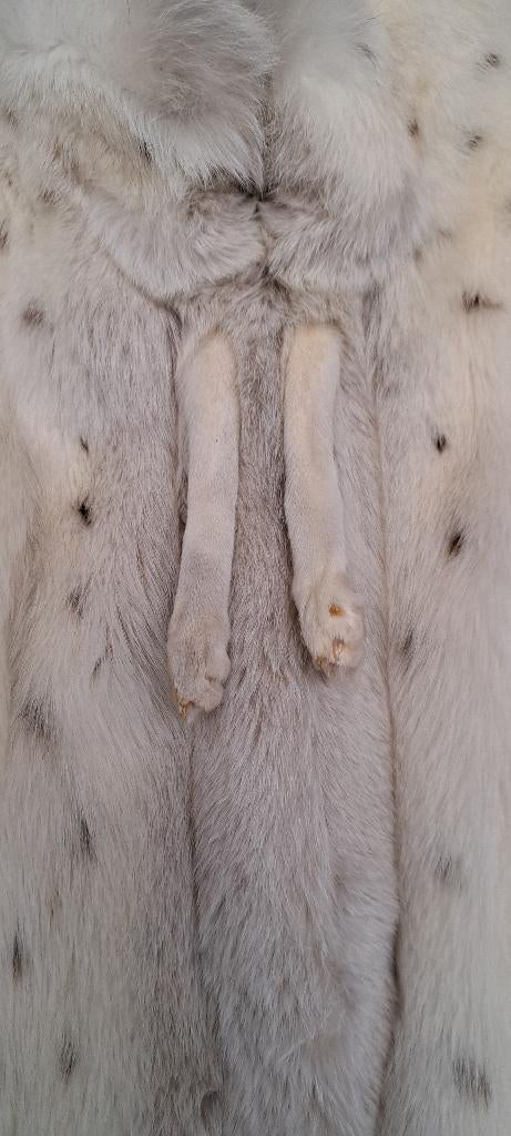gevlekte vintage bontjas, Kleding | Dames, Jassen | Winter, Ophalen of Verzenden, Zo goed als nieuw, Maat 38/40 (M), Overige kleuren