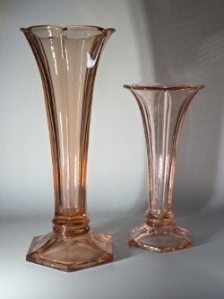 Luxval, 2 vases modèle « Americain », Antiquités & Art, Enlèvement ou Envoi