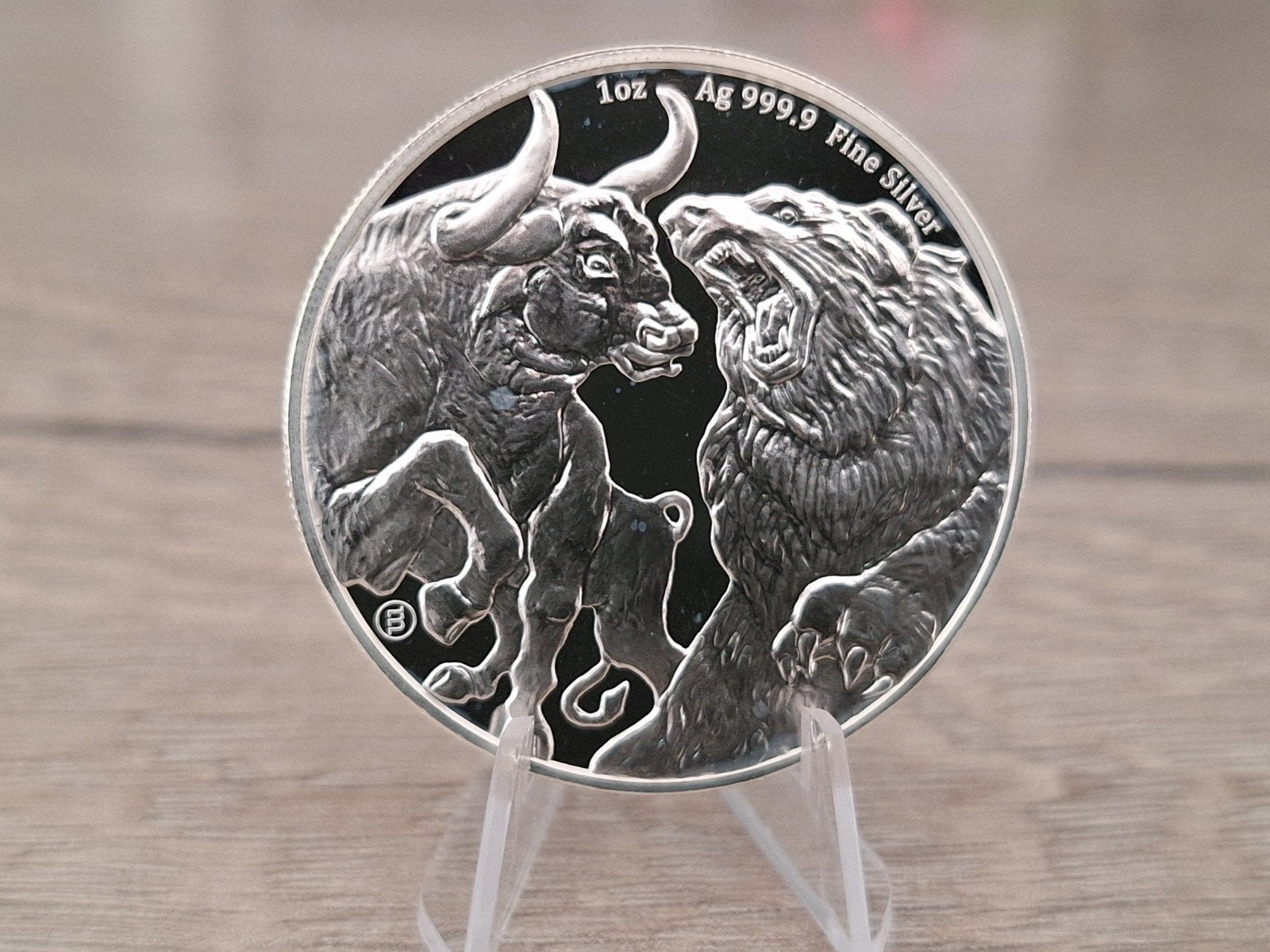 2022 Tokelau Bull & Bear BU 1 oz silver, Timbres & Monnaies, Métaux nobles & Lingots, Enlèvement ou Envoi