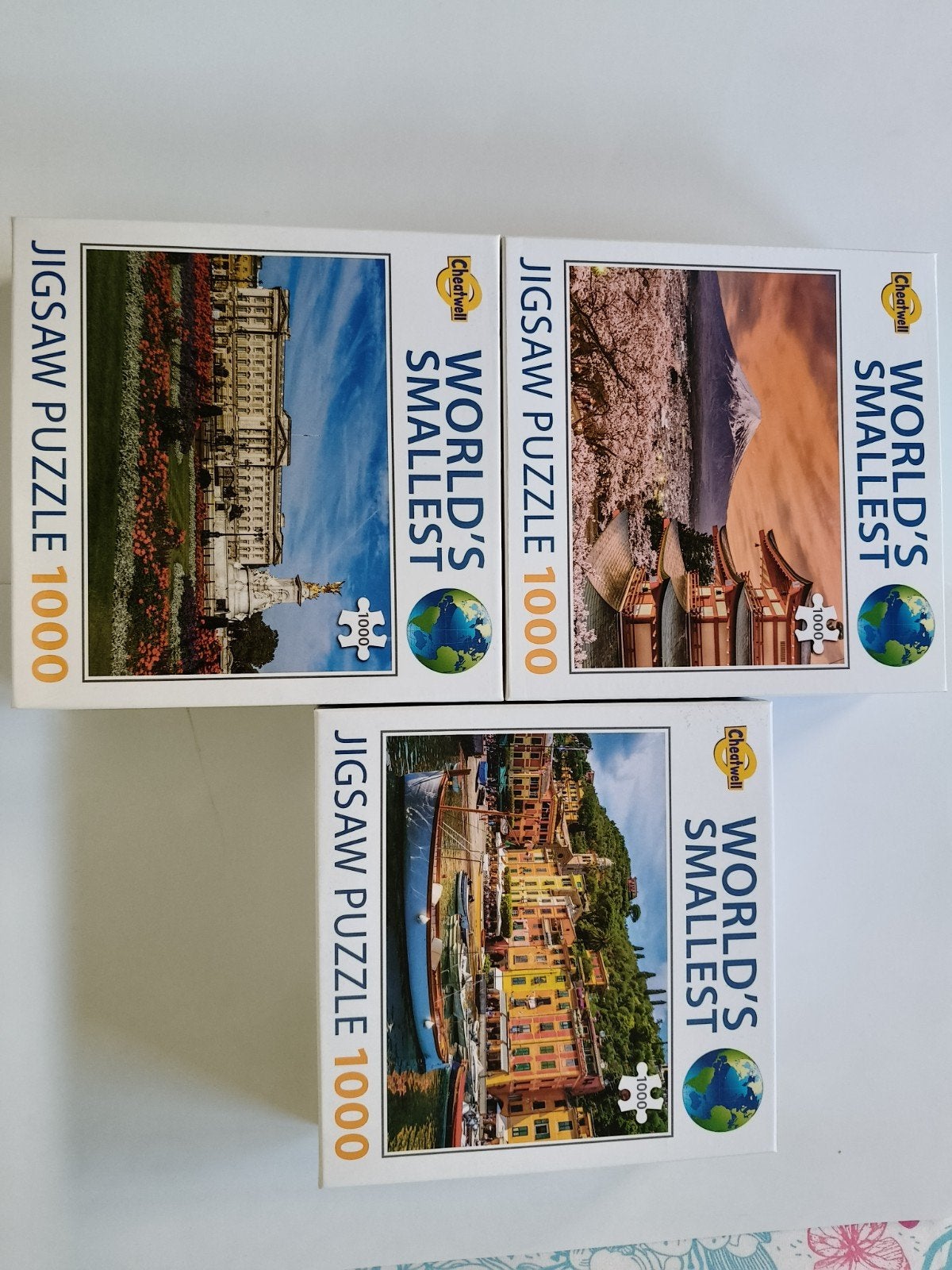 World's Smallest Jigsaw puzzle 1000 stuks, Ophalen of Verzenden, 500 t/m 1500 stukjes, Zo goed als nieuw, Legpuzzel