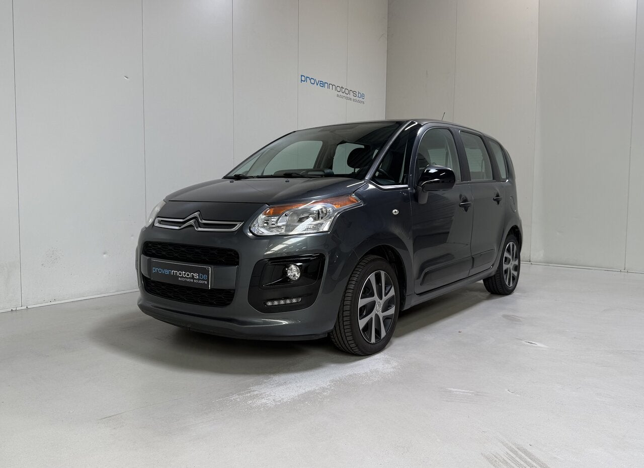 Citroen C3 Picasso 1.2 Benzine Man. - Airco - Radio - Topst, Autos, Citroën, 0 kg, Argent ou Gris, Achat, 115 g/km