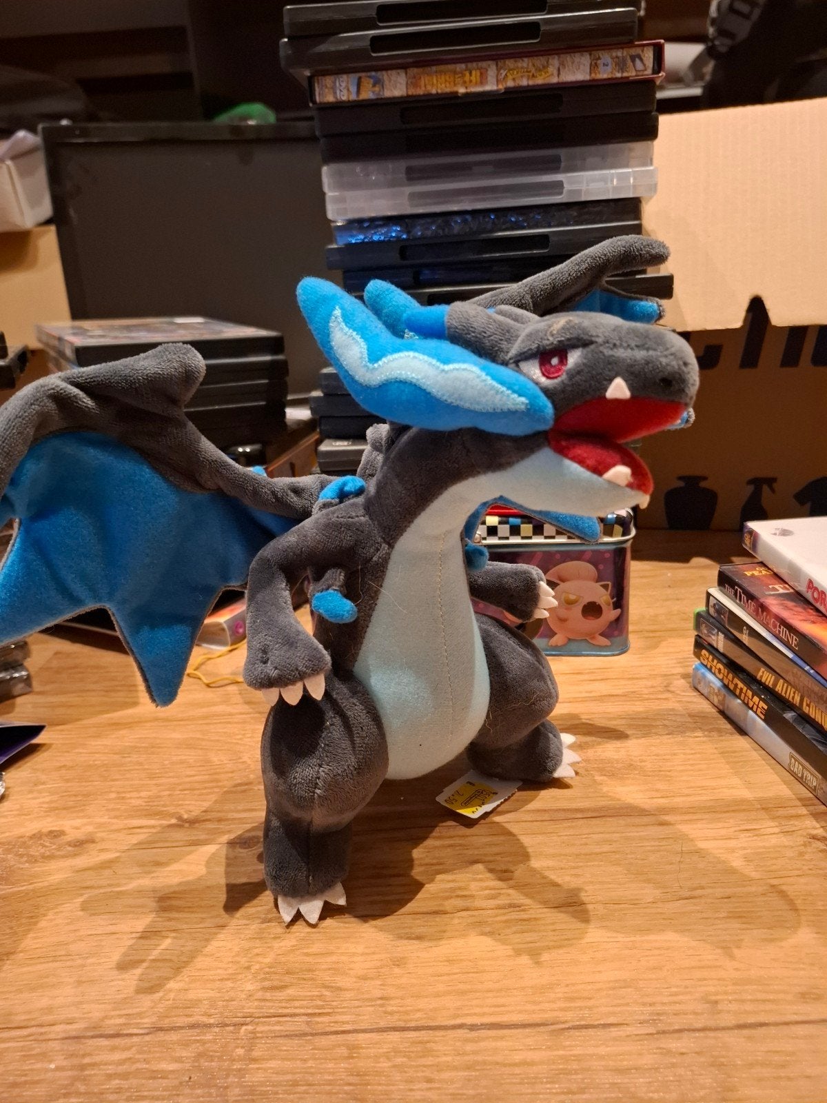 Mega Charizard X knuffel, Enlèvement ou Envoi, Comme neuf