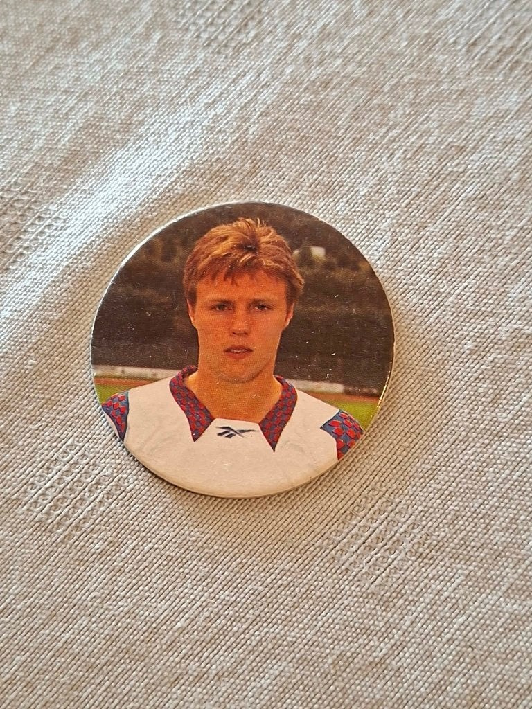 Panini Cap / Euro 96 / Igor Kolyvanov / Rusland, Enlèvement ou Envoi, Utilisé, Autres types