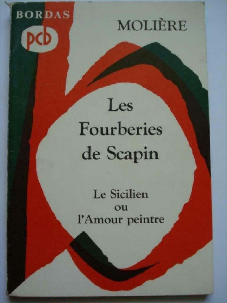 2.Molière Les fourberies de Scapin Le Sicilien ou l'Amour pe, Jean-Baptiste Poquelin, Utilisé, Europe autre, Envoi