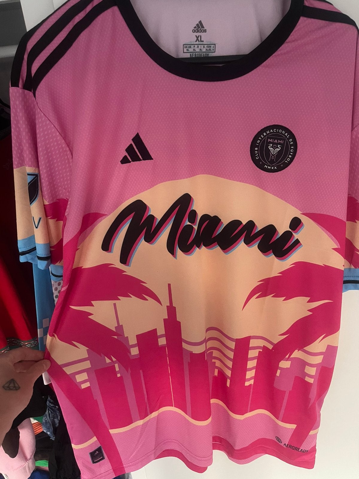 Messi-shirt, Sport en Fitness, Voetbal, Maat XL, Ophalen of Verzenden, Zo goed als nieuw, Shirt