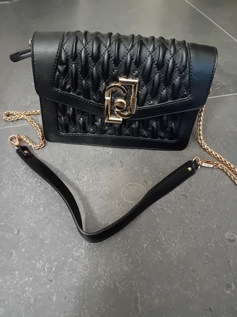 Liu jo cross body, Handtassen en Accessoires, Ophalen, Zo goed als nieuw, Zwart, Schoudertasje