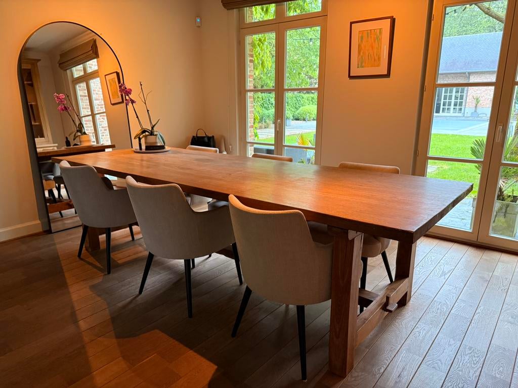Kloostertafel 3m x 1m, Huis en Inrichting, Ophalen, Zo goed als nieuw