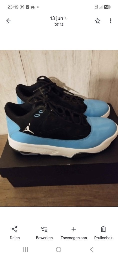 Nike jordan, Nike jordan, Blauw, Ophalen of Verzenden, Zo goed als nieuw
