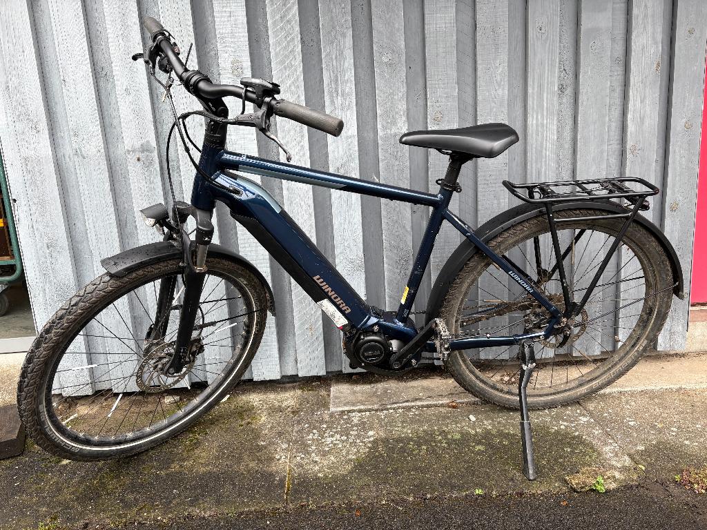 elektrische herenfiets Winora, Fietsen en Brommers, Gebruikt, Versnellingen, 49 tot 53 cm, Schijfrem