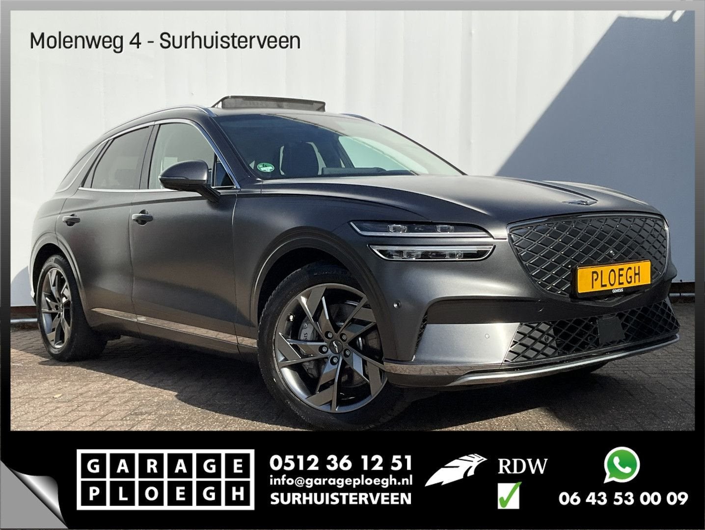 Genesis GV70 Pano SOH 98% Afn.Trekhaak Leer 360° HUD Stoelve, Auto's, Genesis, Bedrijf, Te koop