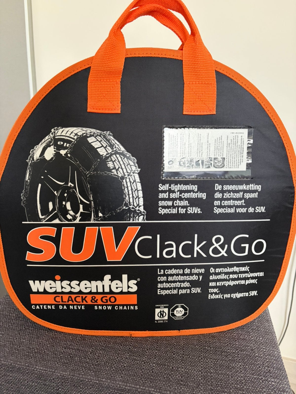 Weissenfels Clack & Go SUV sneeuwkettingen 12B, Auto diversen, Sneeuwkettingen, Ophalen, Nieuw