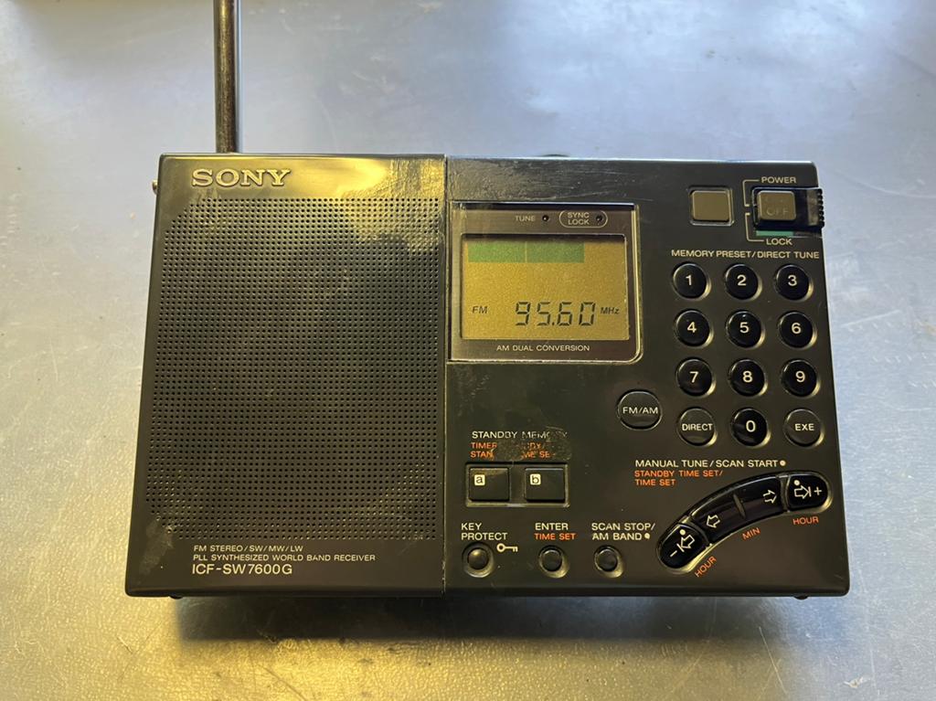 Sony ICF-7600G Portable World Band, Ophalen of Verzenden, Gebruikt, Radio