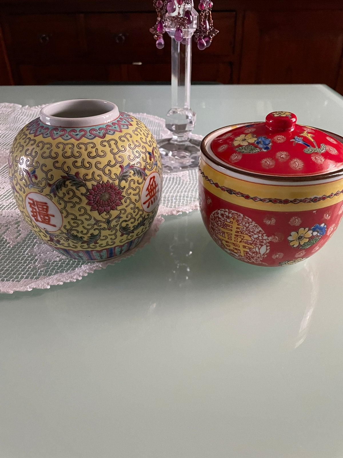 Ensembles de 2 vases chinois, Antiquités & Art, Enlèvement ou Envoi