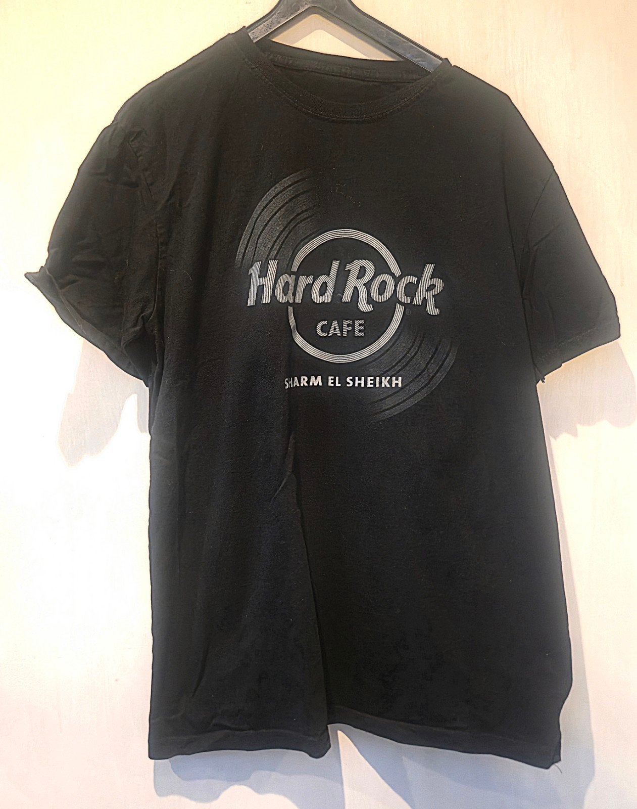 T-shirt unisexe Hard Rock Cafe Sharm El Sheikh — Taille M, Enlèvement ou Envoi, Taille 48/50 (M), Noir, Comme neuf