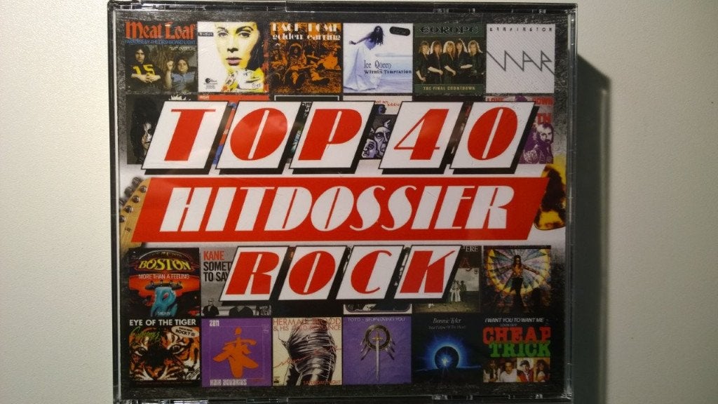 Top 40 Hitdossier Rock (4 CD), Ophalen of Verzenden, Zo goed als nieuw, Rock en Metal, Album