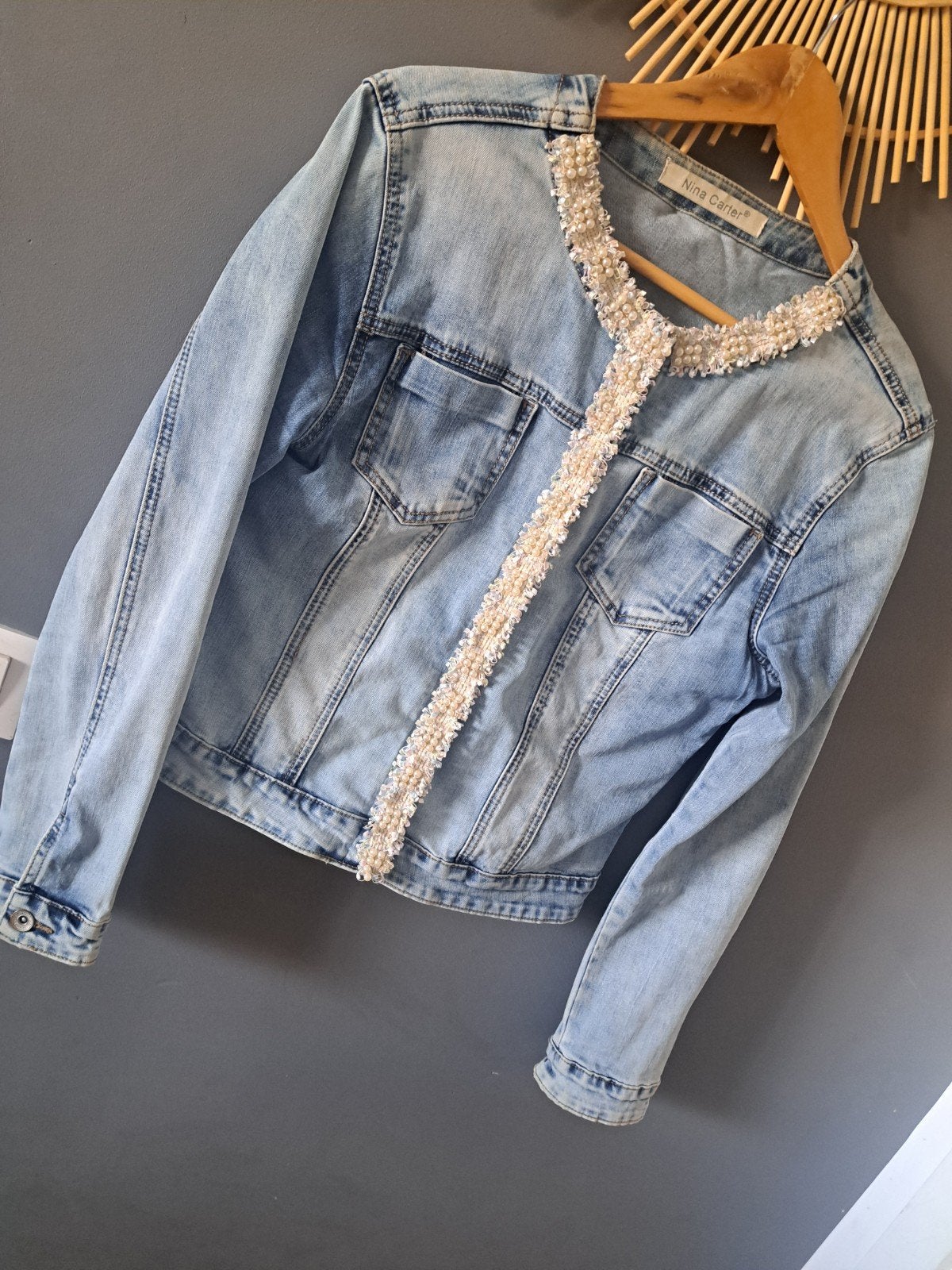 jolie veste en jeans XL, Kleding | Dames, Ophalen of Verzenden
