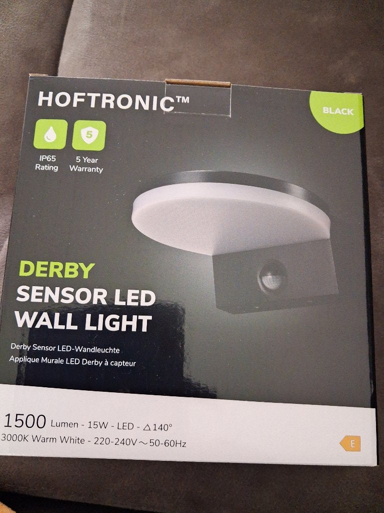 Hoftronic sensor led wall light, Ophalen, Led, Minder dan 50 watt, Overige typen
