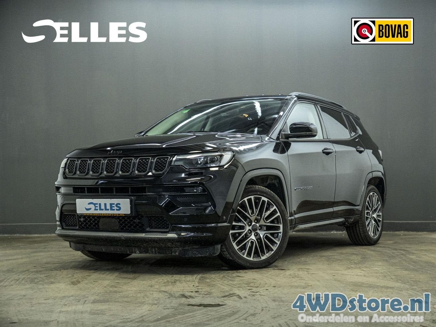 Jeep Compass 1.5T e-Hybrid Night Eagle | Geventileerde voors, Achat, Noir, Compass, Automatique