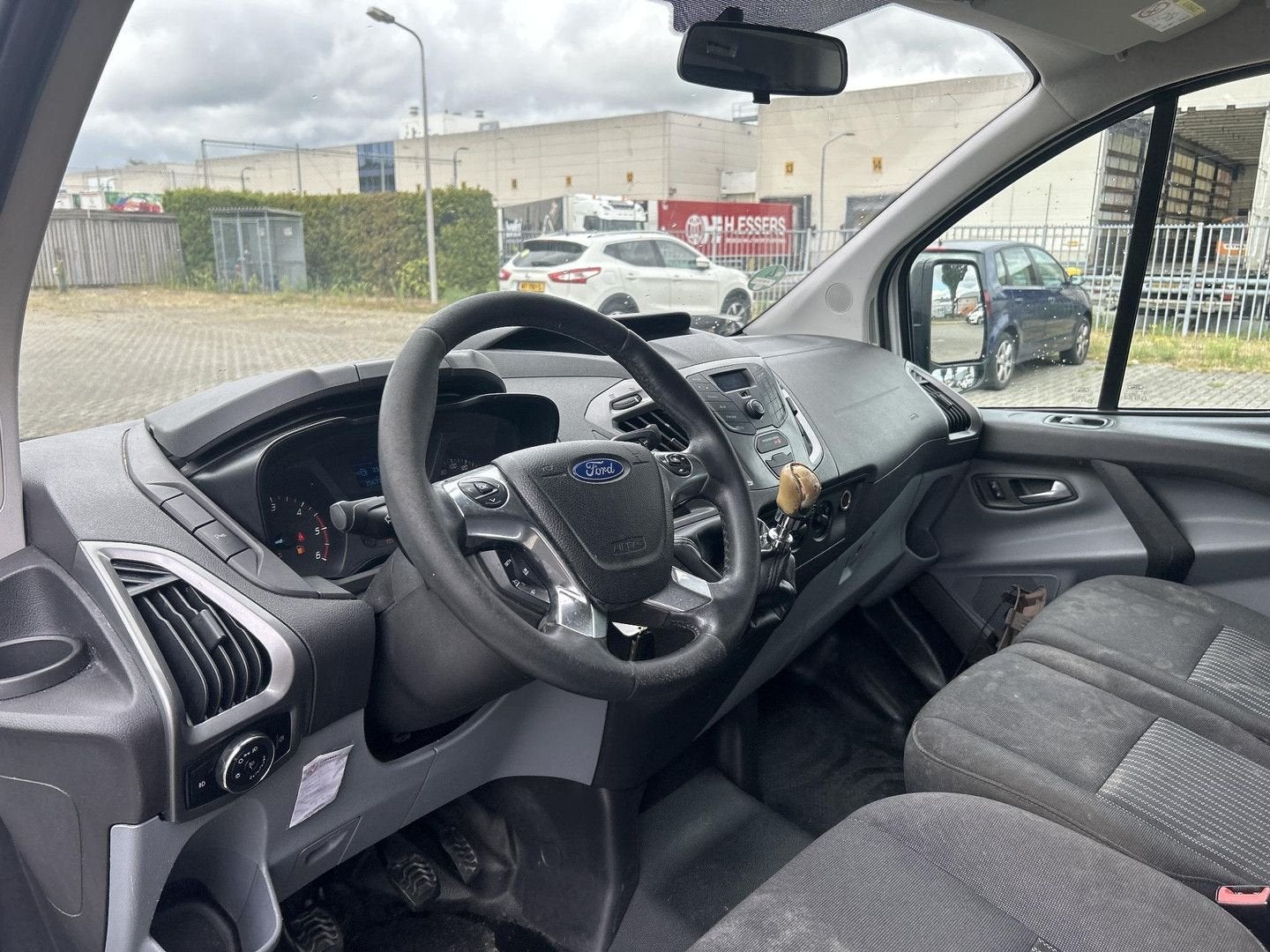 Ford Transit Custom 290 2.2 TDCI L2H1 Ambiente Dubbel Cabine, Wit, Ford, ABS, Te koop