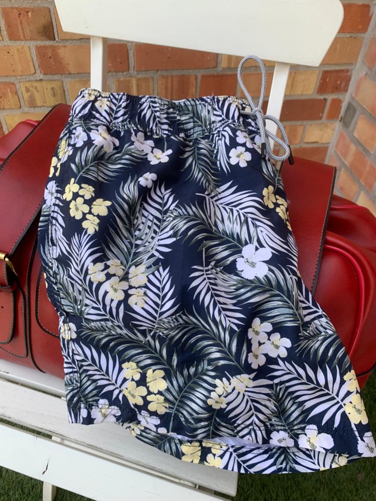 Jack & Jones zwemshort met tropisch L-patroon, Ophalen of Verzenden, Blauw, Zwemshort