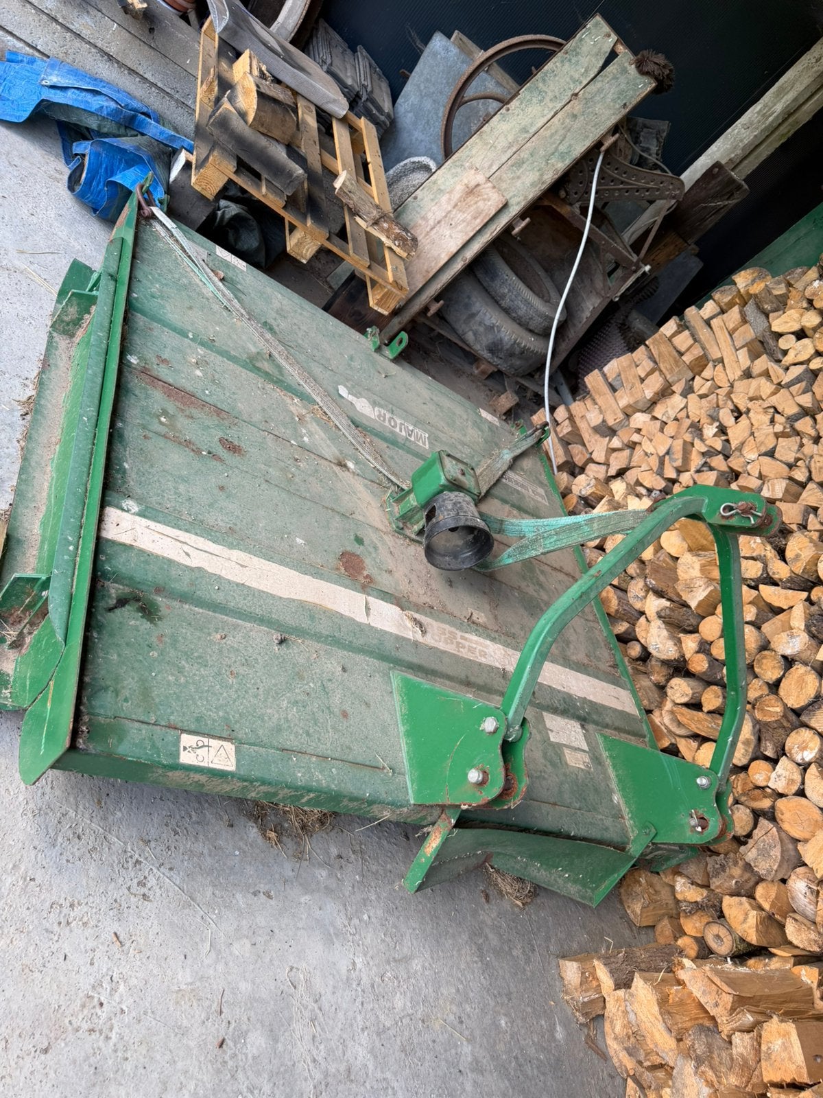 Bloter 1m80, Ophalen