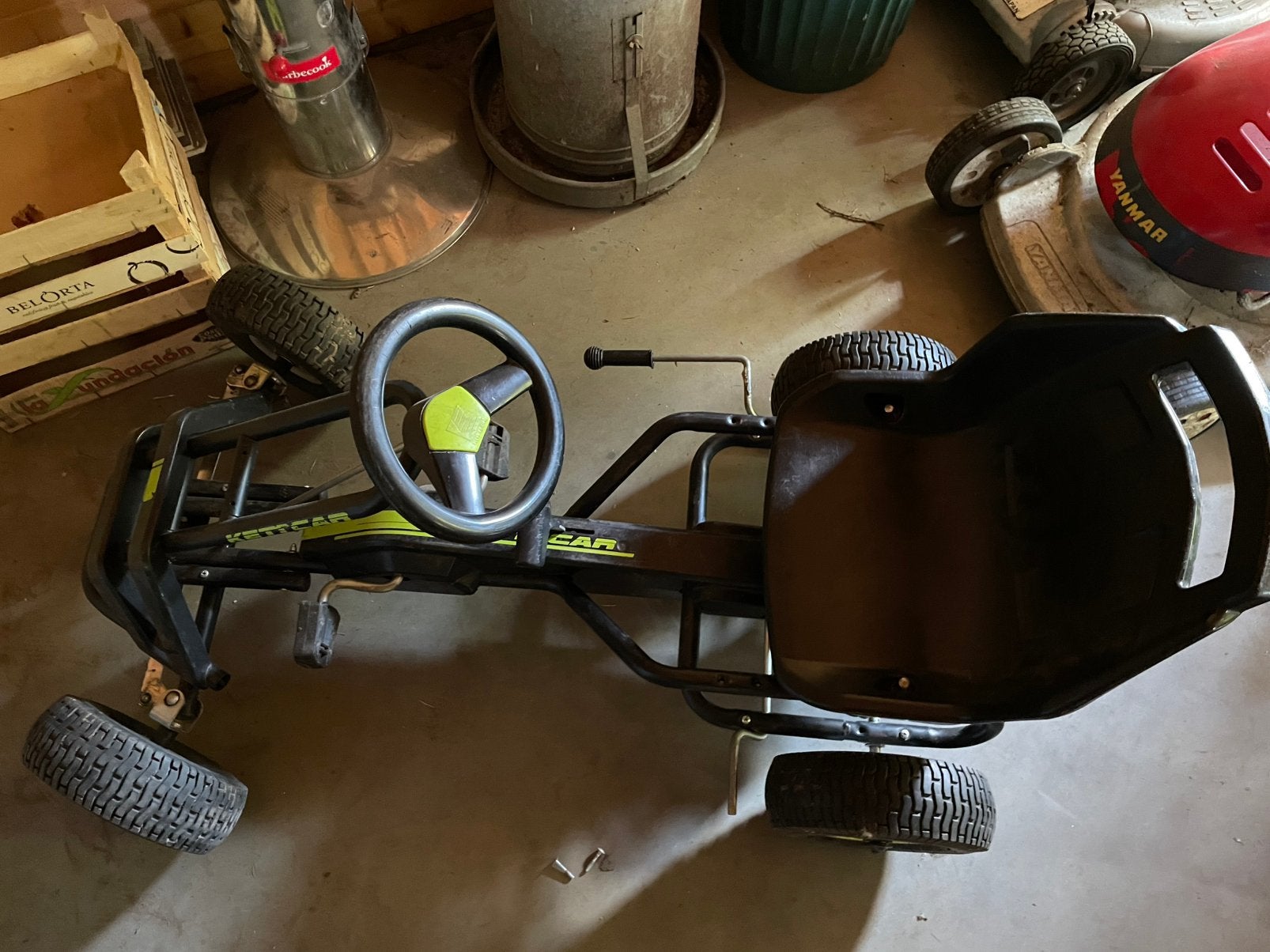 Go kart, Ophalen, Zo goed als nieuw